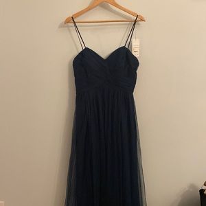 WToo floor length tulle gown